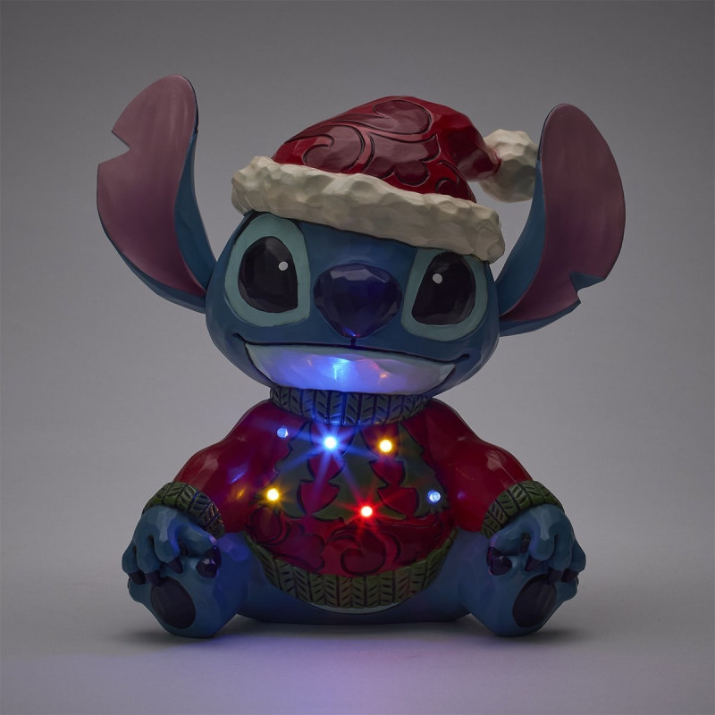 Disney - Traditions - Figurine Stitch Ugly Sweater LED - Enesco