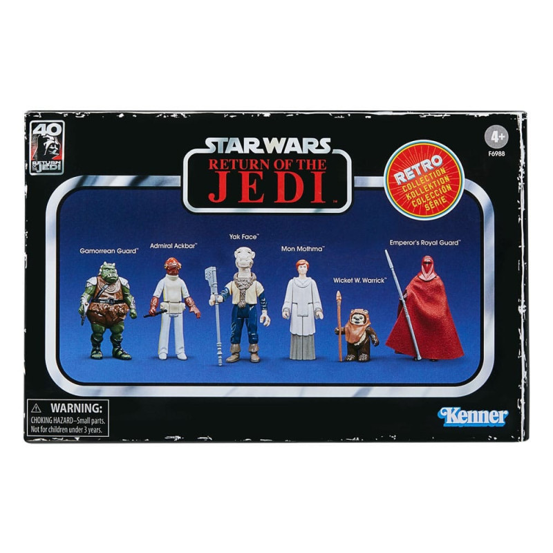 Star Wars : Return of the Jedi - Retro Collection - Pack de 6 figurines