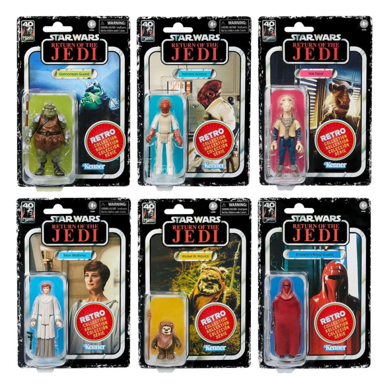 Star Wars - Retro Collection - Pack de 6 figurines – Hasbro