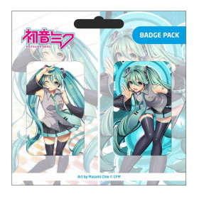 Vocaloid - Pack de 2 Badges Pin's Hatsune Miku Set D – Popbuddies