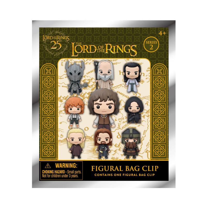 Lord of the Rings - Porte-clé Bag Clip 3D Series 2 - 1 EXEMPLAIRE ALEATOIRE