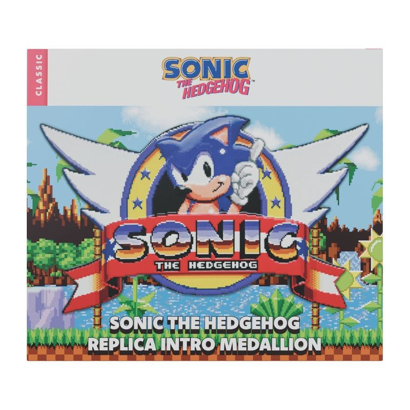 SEPTEMBRE 2026 : Sonic The Hedgehog - Médaillon Logo Original Edition Limitée 5000 ex