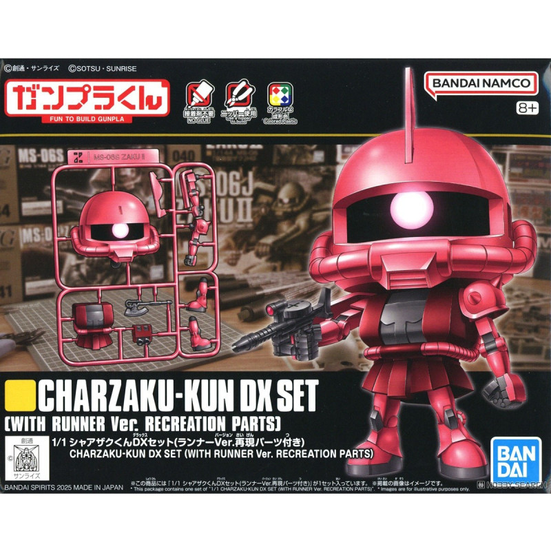 Gundam - 1/1 Charzaku-kun DX Set (With Runner Parts)
