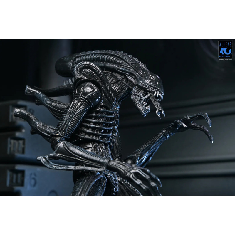 Aliens - Figurine Ultimate 40th Anniversary Warrior Xenomorph Black