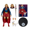 DC Comics - Figurine DC Multiverse Deluxe Theatrical Edition - Supergirl & Baby Krypto 17 cm