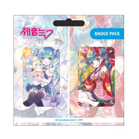 Vocaloid - Pack de 2 Pins Hatsune Miku Set B