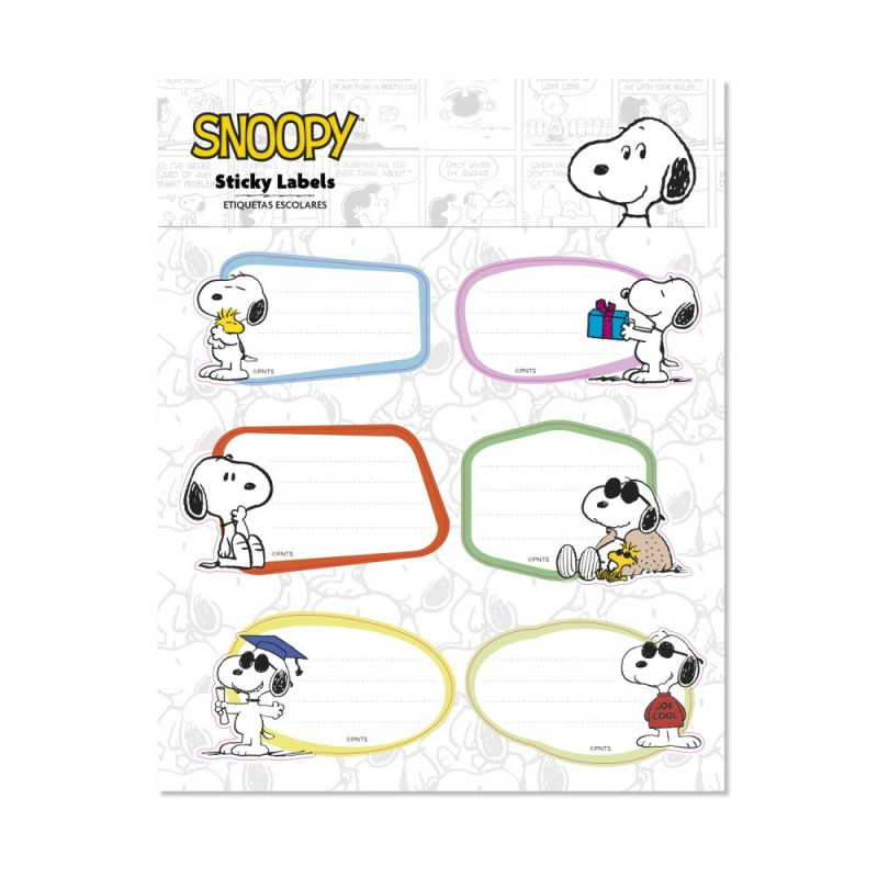 Peanuts - Etiquettes Adhésives Premium