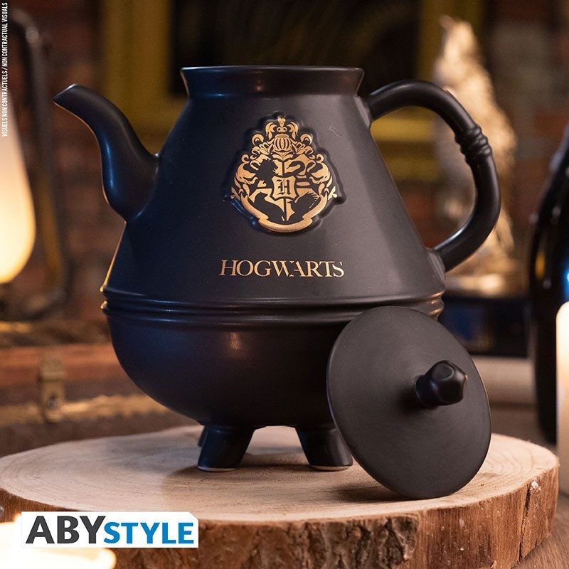 Harry Potter - Set Théière avec Mugs Chaudrons Poudlard