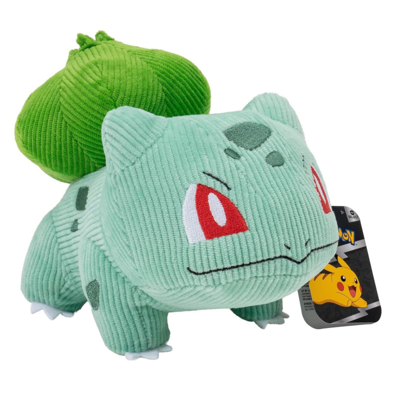 Pokémon - Peluche Côtelée Bulbizarre 20 cm