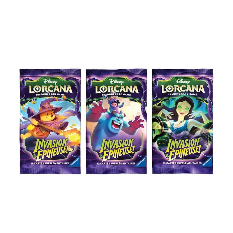 Disney : Lorcana - Chapitre 13 - Invasion Epineuse - FR Trading Cards Booster  1 MODELE ALEATOIRE