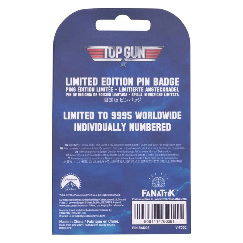 Top Gun - Pins Edition Limitée 9 995 exemplaires - Fanattik