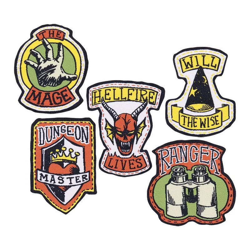 Stranger Things - Set de 5 patches thermocollants - Fanattik