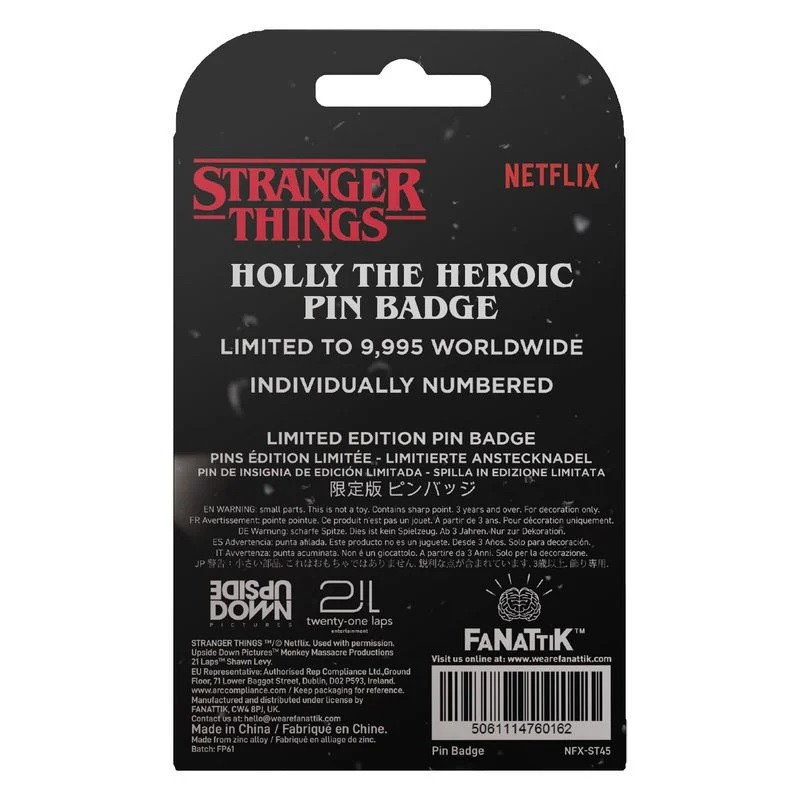 Stranger Things - Pins Holly The Heroic Edition Limitée - Fanattik
