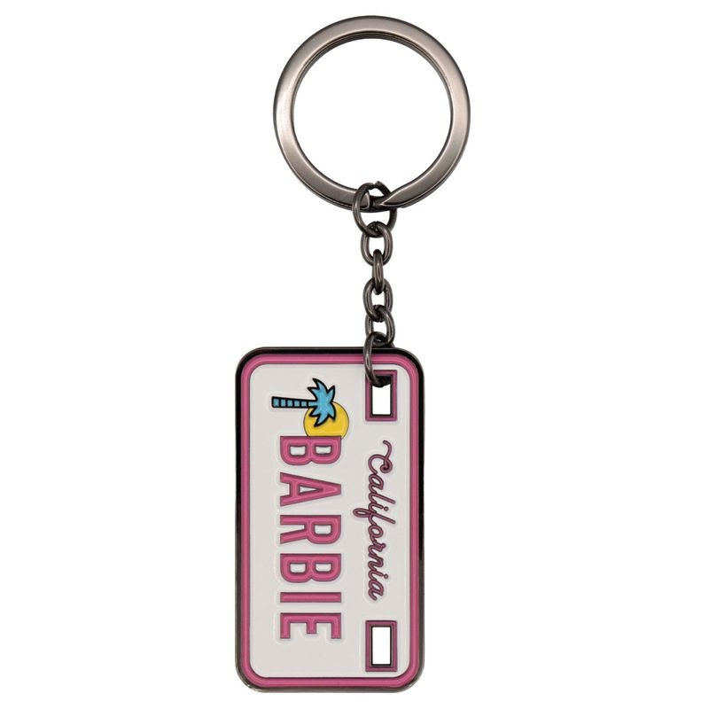 Barbie - Porte-clés Plaque d'Immatriculation - Fanattik
