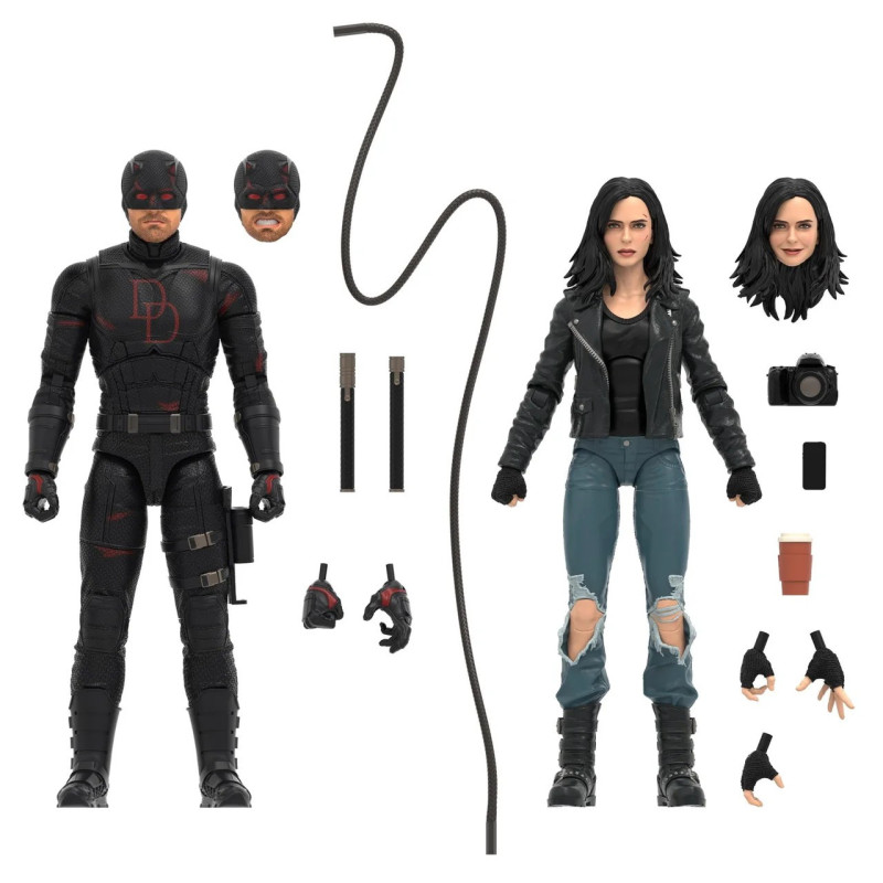 Marvel Legends - Daredevil : Born Again - Figurines Daredevil & Jessica Jones 15 cm