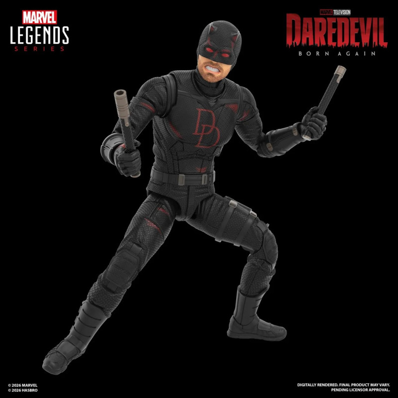 JANVIER 2027 : Marvel Legends - Daredevil : Born Again - Figurines Daredevil & Jessica Jones 15 cm