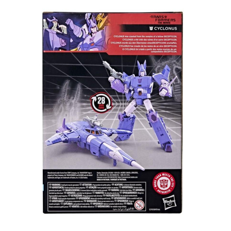 NOVEMBRE 2026 : Transformers : The Movie Studio - Studio Series - Figurine Cyclonus 20 cm