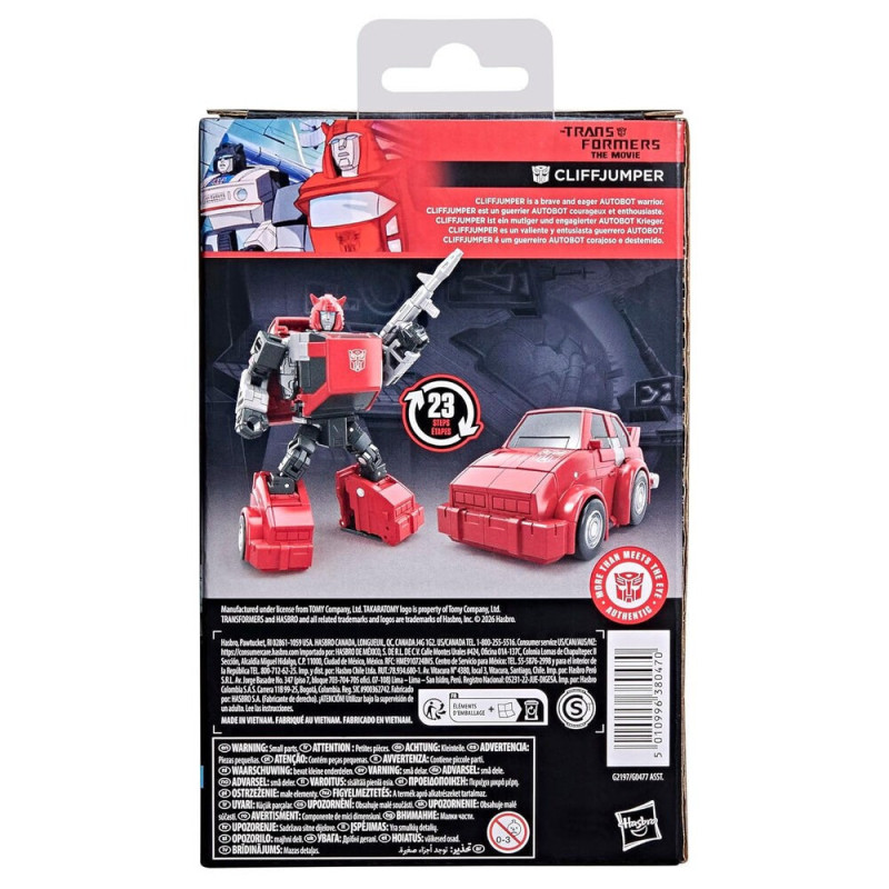 DECEMBRE 2026 : Transformers : The Movie Studio - Studio Series - Figurine Cliffjumper 10 cm