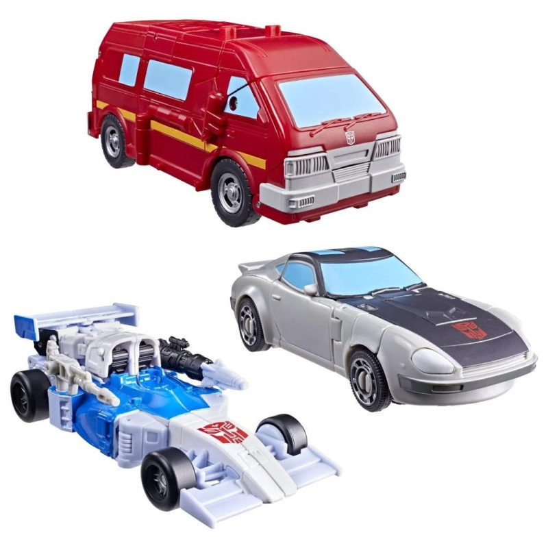 DECEMBRE 2026 : Transformers : Age of the Primes - Figurines Mirage & Ironhide & Bluestreak