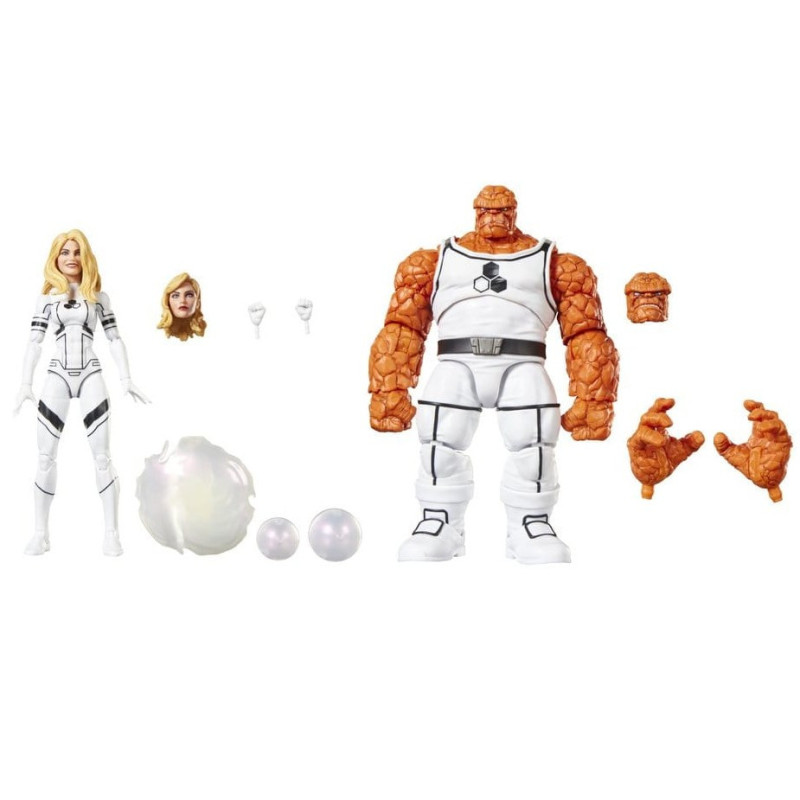 Marvel Legends : Future Foundation - Figurines The Thing & Invisible Woman 15 cm