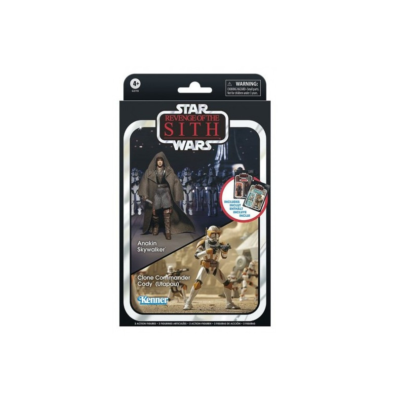 Star Wars - Vintage Collection - Figurines Anakin Skywalker & Clone Commander Cody (Utapau) 10 cm