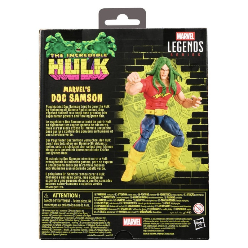 OCTOBRE 2026 : Marvel Legends : The Incredible Hulk - Figurine Doc Samson 15 cm