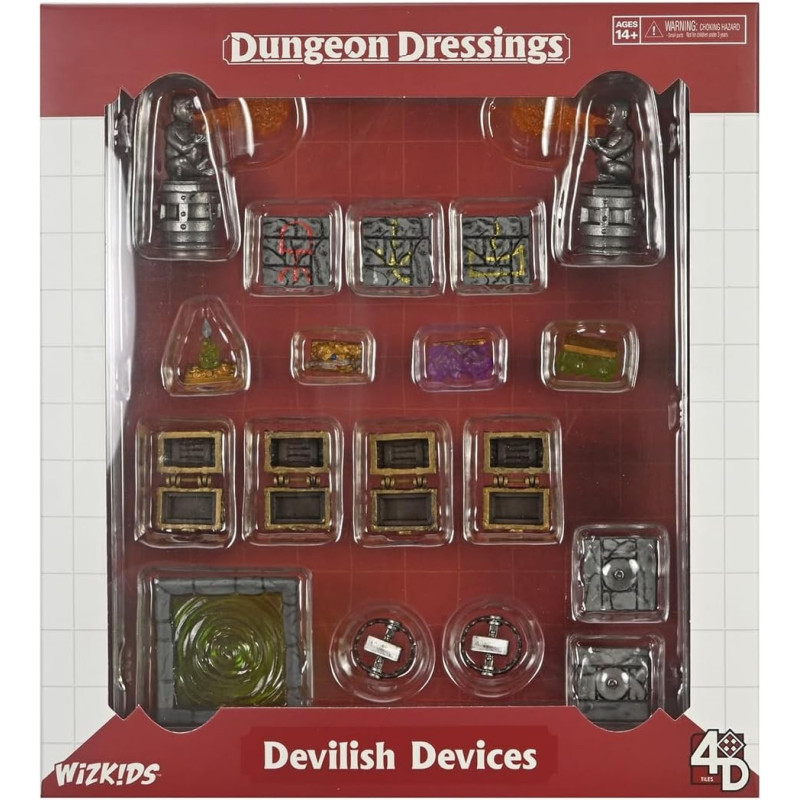 Wizkids : Dungeon Dressings - Set de Pièges et Dispositifs Diaboliques (Traps - Devilish Devices)