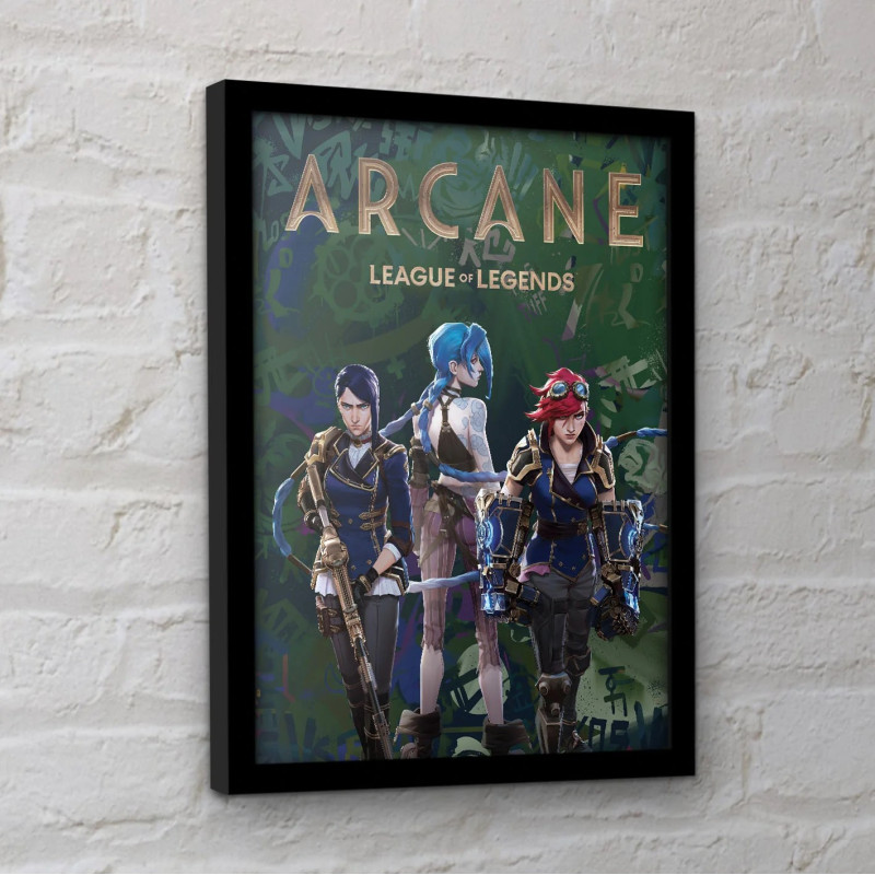 Arcane - Poster Encadré Groupe