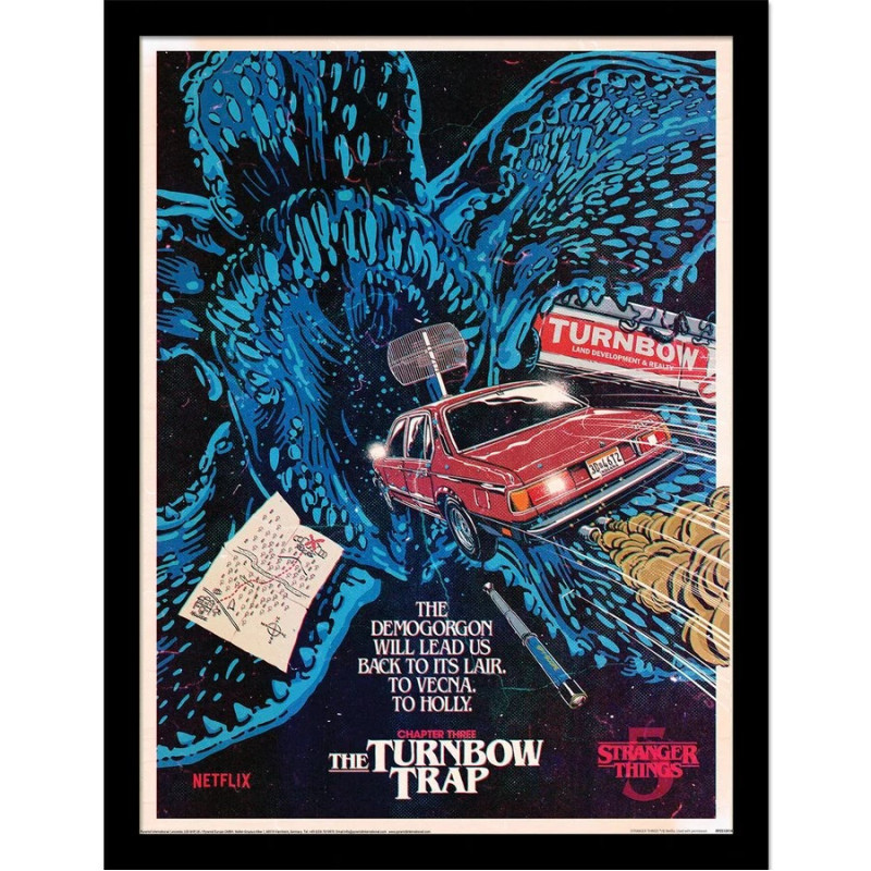 Stranger Things - Poster Encadré Chapter 3 The Turnbow Trap