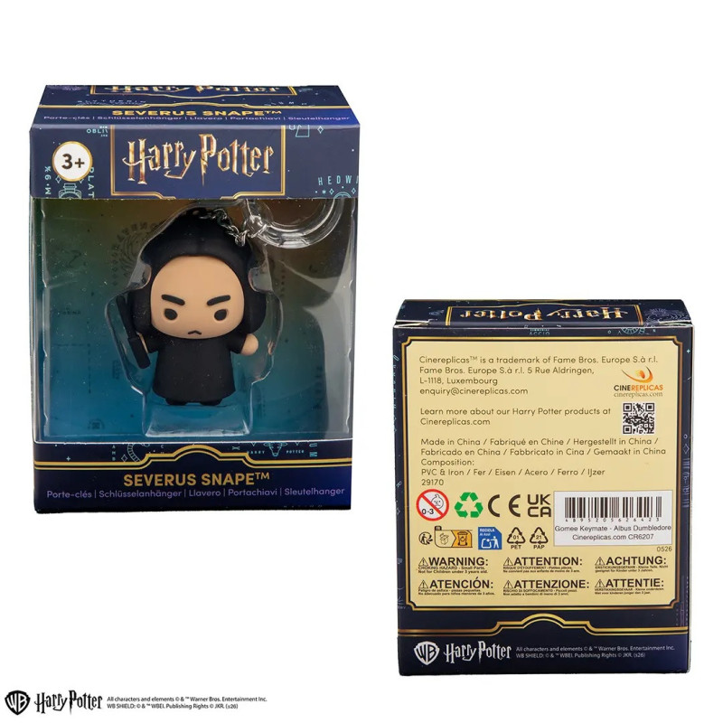 Harry Potter -Porte-clés Gomee keymate Severus Rogue - Cinereplicas