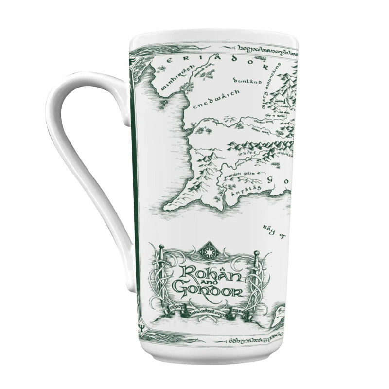 Lord of the Rings - Grand Mug White Map