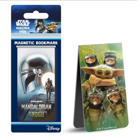 Star Wars : The Mandalorian and Grogu - Marque-page Magnétique Mando & Grogu