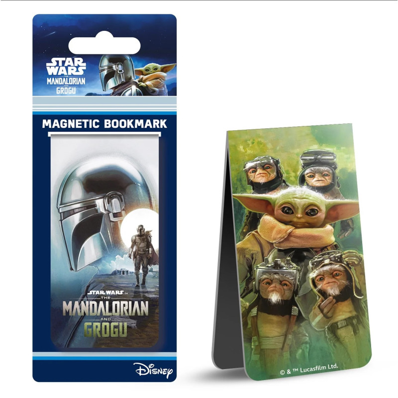 Star Wars : The Mandalorian and Grogu - Marque-page Magnétique Mando & Grogu