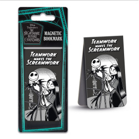 Nightmare Before Christmas - Marque-page Magnétique Teamwork Makes the Screamwork