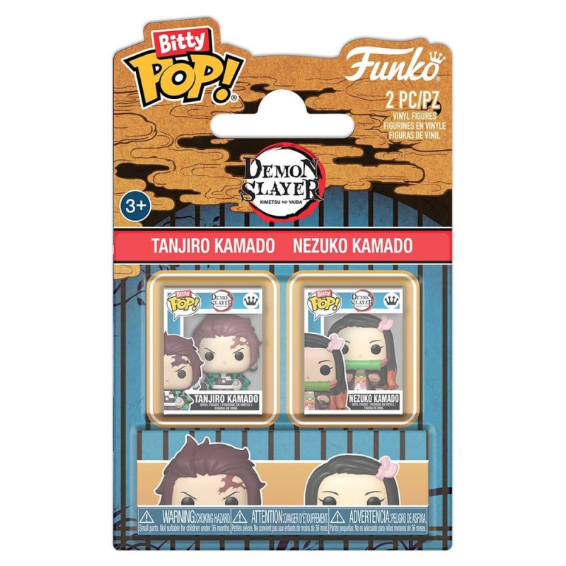 Demon Slayer (Kimetsu no Yaiba) - Pop! Bitty - 2-Pack Tanjiro & Nezuko