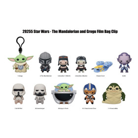 Star Wars : The Mandalorian & Grogu - Porte-clé Bag Clip Série 1    1 EXEMPLAIRE ALEATOIRE