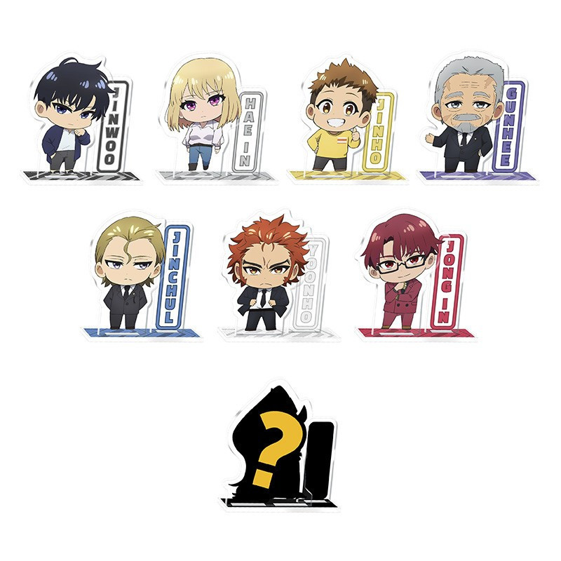 Solo Leveling - Sachet Surprise Mini Stand en Acrylique 1 EXEMPLAIRE ALEATOIRE