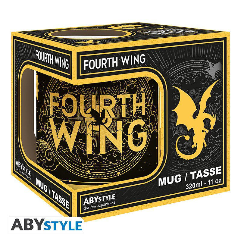Fourth Wing - Mug Logo Subli Gold 320 ml