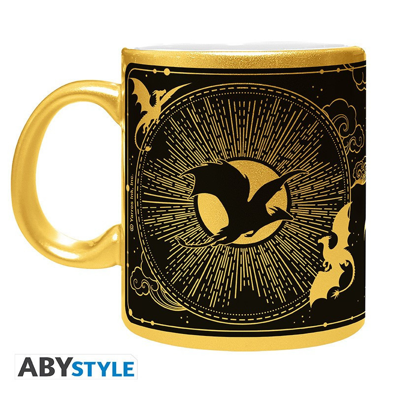 Fourth Wing - Mug Logo Subli Gold 320 ml