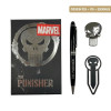 Marvel - Set Cadeau Stylo, Pin’s et Marque-page Punisher