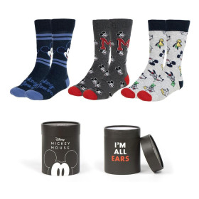 Disney - Pack 3 paires de chaussettes 38-45 Mickey