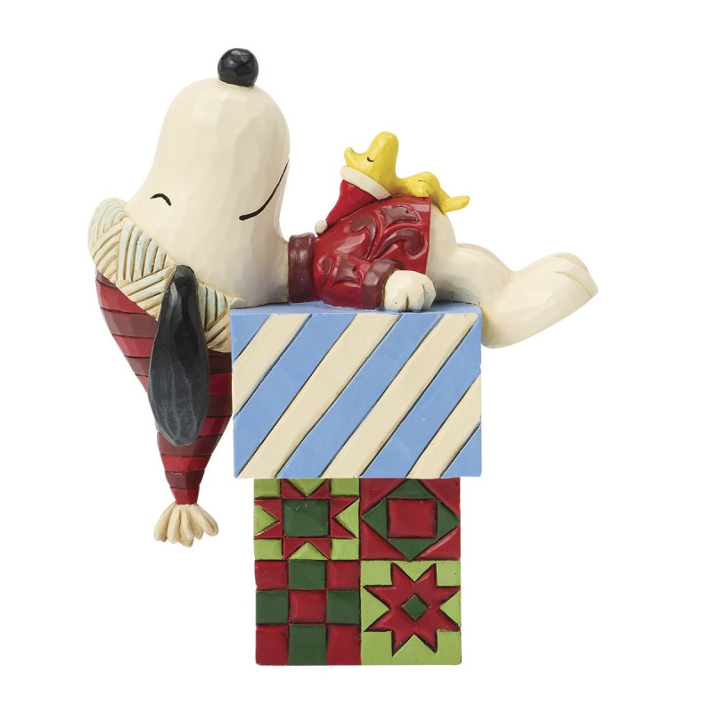 Peanuts - Traditions - Figurine Snoopy & Woodstock 10 cm