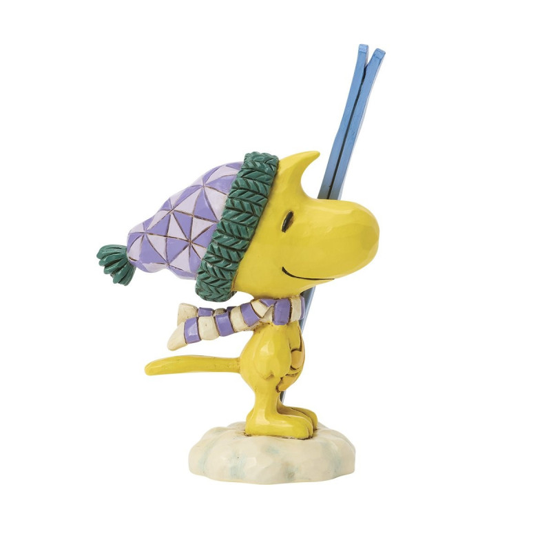 Peanuts - Traditions - Figurine Woodstock avec Skis