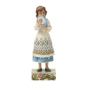 Disney : La Belle & La Bête - Traditions - Figurine Belle avec Miroir