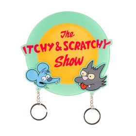 The Simpsons - Porte-clés avec 2 Porte-clés Itchy et Scratchy