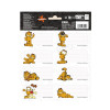 Garfield - Etiquettes Adhésives - Erik