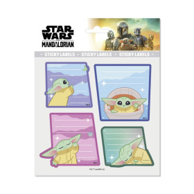 Star Wars : The Mandalorian and Grogu - Etiquettes Adhésives Premium Grogu