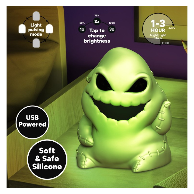 Nightmare Before Christmas - Lampe SquishyGlo Oogie Boogie 16 cm