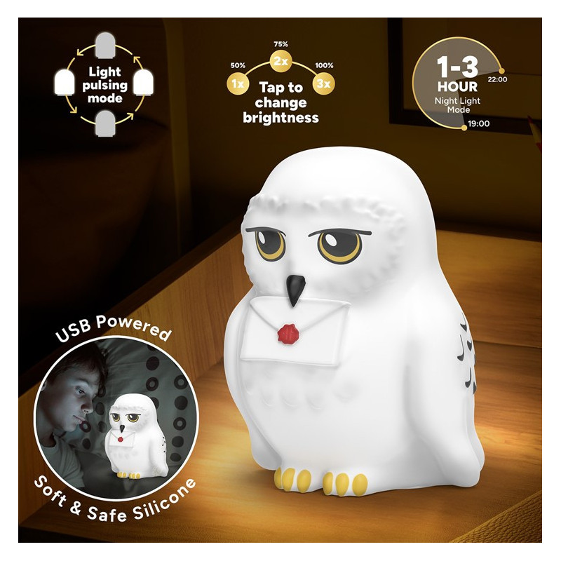 Harry Potter - Lampe SquishyGlo Hedwige 16 cm