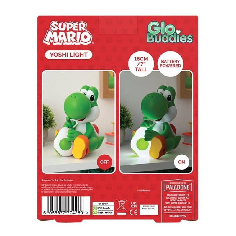 SEPTEMBRE 2026 : Super Mario - Lampe Yoshi 15 cm